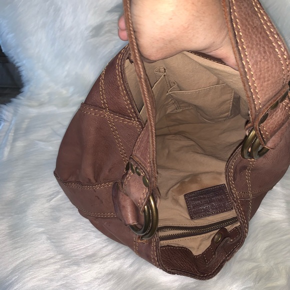 Lucky Brand •Vintage Inspired Brown Leather Bag - Picture 5 of 9